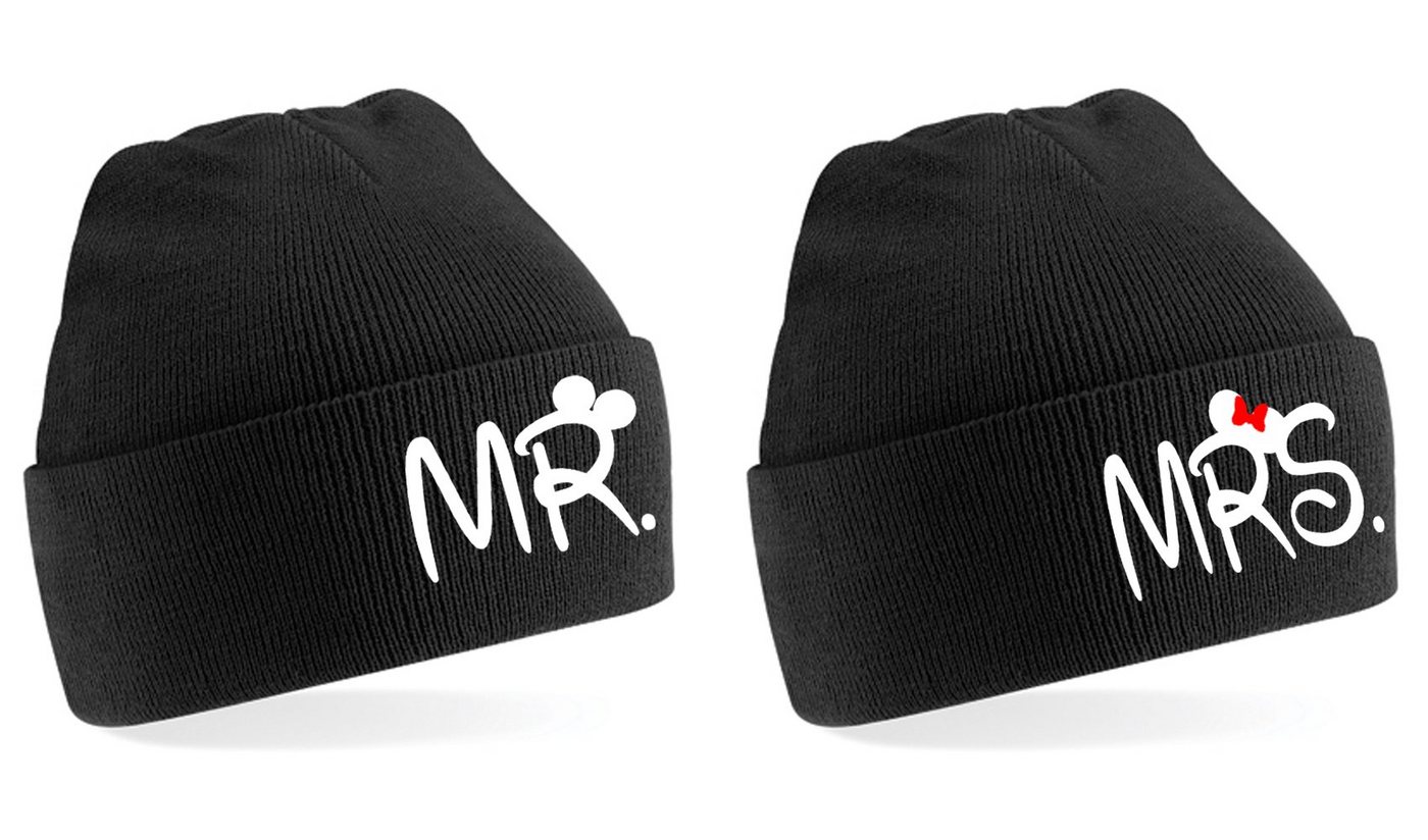 Blondie & Brownie Beanie Mr. Mrs. King Queen Mützen Paar Pärchen BFF Friends SET Print Blondie & Brownie Beanie Mr. Mrs. King Queen Mützen Paar Pärchen BFF Friends SET Print von Blondie & Brownie