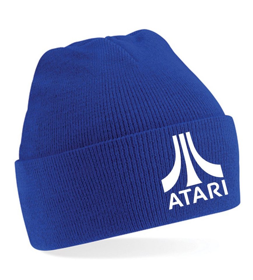 Blondie & Brownie Beanie Unisex Erwachsenen Mütze Atari Gaming Gamer Spiele Super Retro von Blondie & Brownie