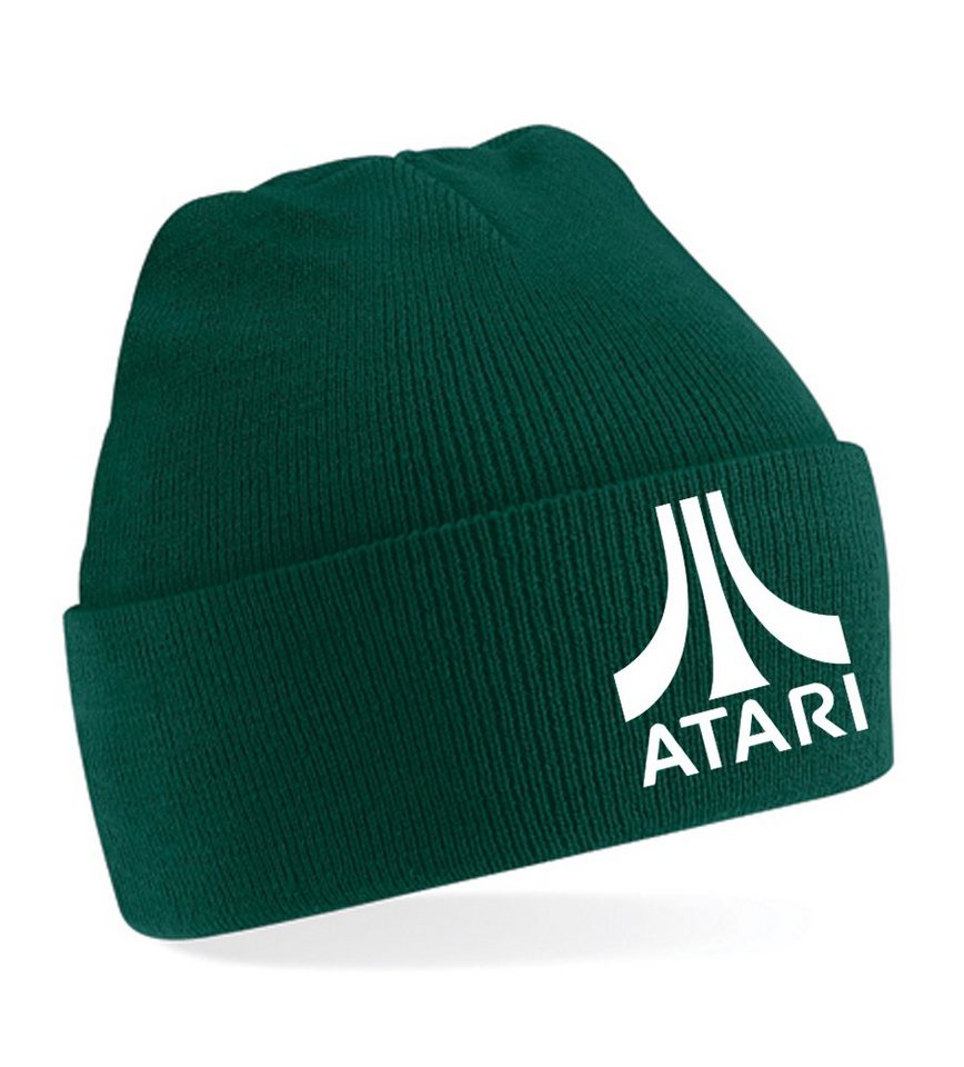 Blondie & Brownie Beanie Unisex Erwachsenen Mütze Atari Gaming Gamer Spiele Super Retro von Blondie & Brownie