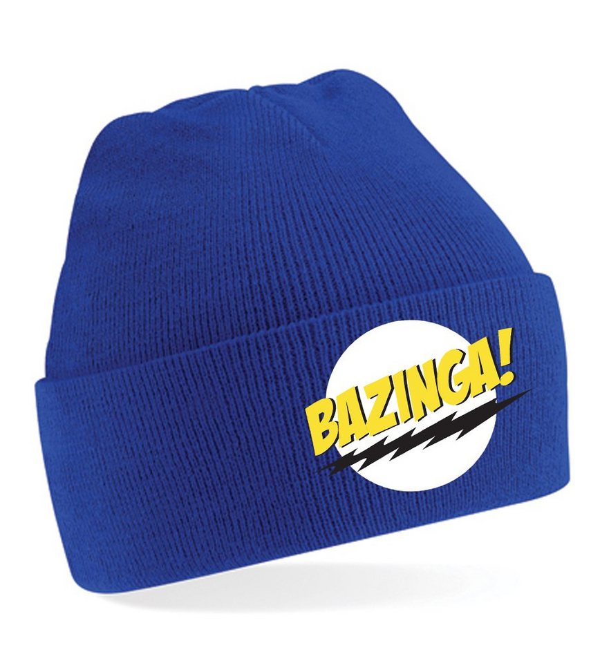 Blondie & Brownie Beanie Unisex Erwachsenen Mütze Bazinga Sheldon Nerd Big Bang von Blondie & Brownie