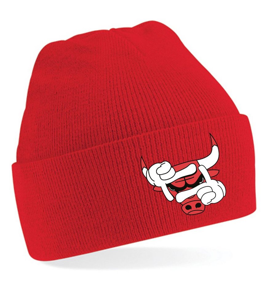 Blondie & Brownie Beanie Unisex Erwachsenen Mütze Bulls Chicago Basketball Michael Kobe von Blondie & Brownie