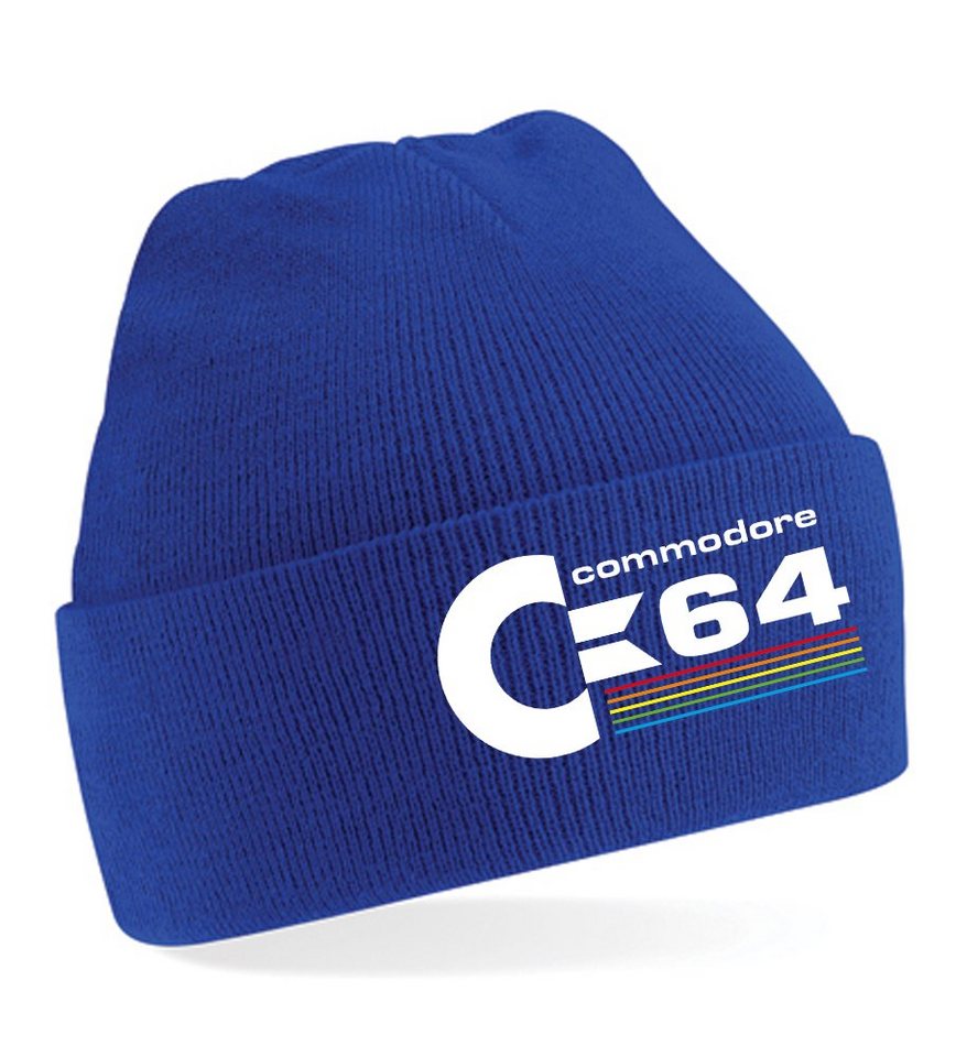 Blondie & Brownie Beanie Unisex Erwachsenen Mütze Commodore 64 Konsole Gaming von Blondie & Brownie