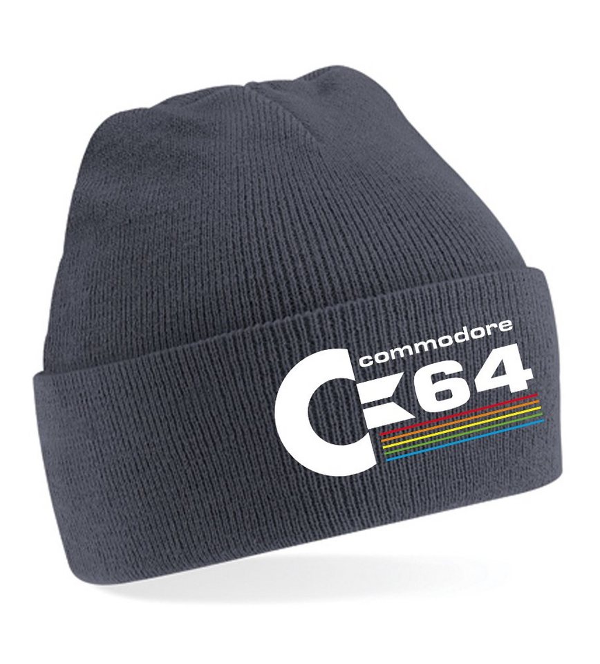 Blondie & Brownie Beanie Unisex Erwachsenen Mütze Commodore 64 Konsole Gaming von Blondie & Brownie