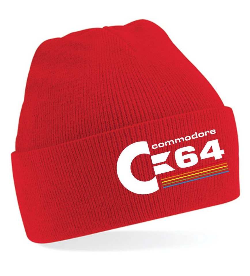 Blondie & Brownie Beanie Unisex Erwachsenen Mütze Commodore 64 Konsole Gaming von Blondie & Brownie