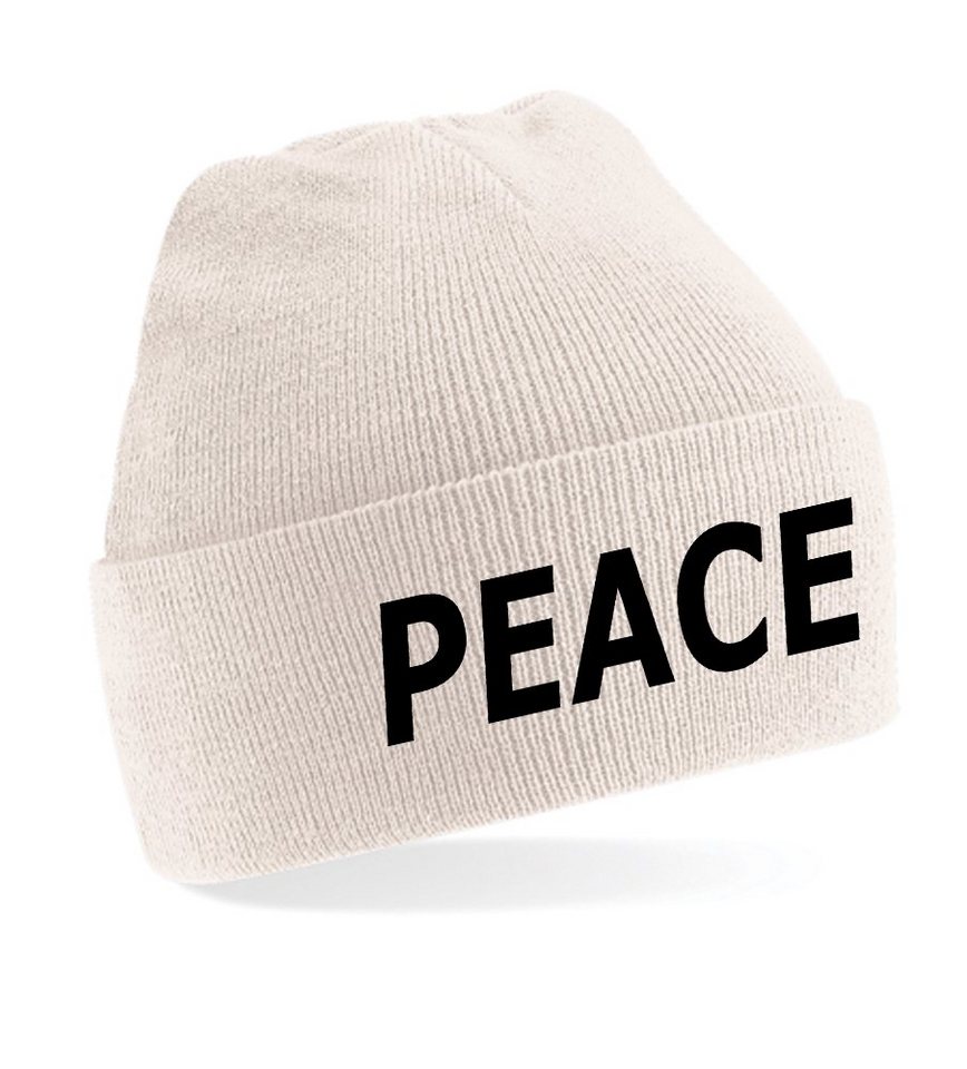 Blondie & Brownie Beanie Unisex Erwachsenen Mütze Peace Nato Frieden von Blondie & Brownie