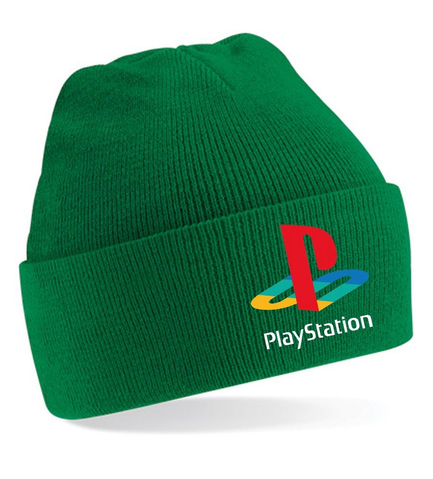 Blondie & Brownie Beanie Unisex Erwachsenen Mütze Playstation Konsole Gaming von Blondie & Brownie