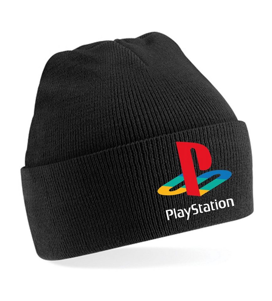 Blondie & Brownie Beanie Unisex Erwachsenen Mütze Playstation Konsole Gaming von Blondie & Brownie