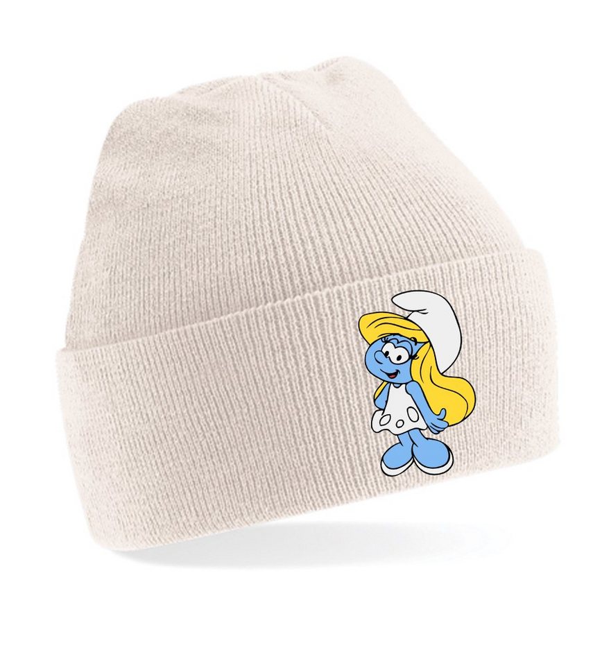 Blondie & Brownie Beanie Unisex Erwachsenen Mütze Schlumpfine Schlümpfe Smerf von Blondie & Brownie