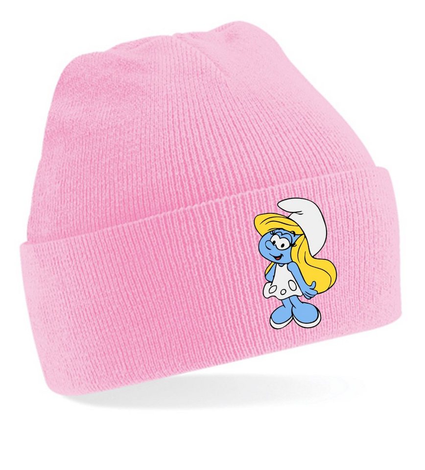 Blondie & Brownie Beanie Unisex Erwachsenen Mütze Schlumpfine Schlümpfe Smerf von Blondie & Brownie