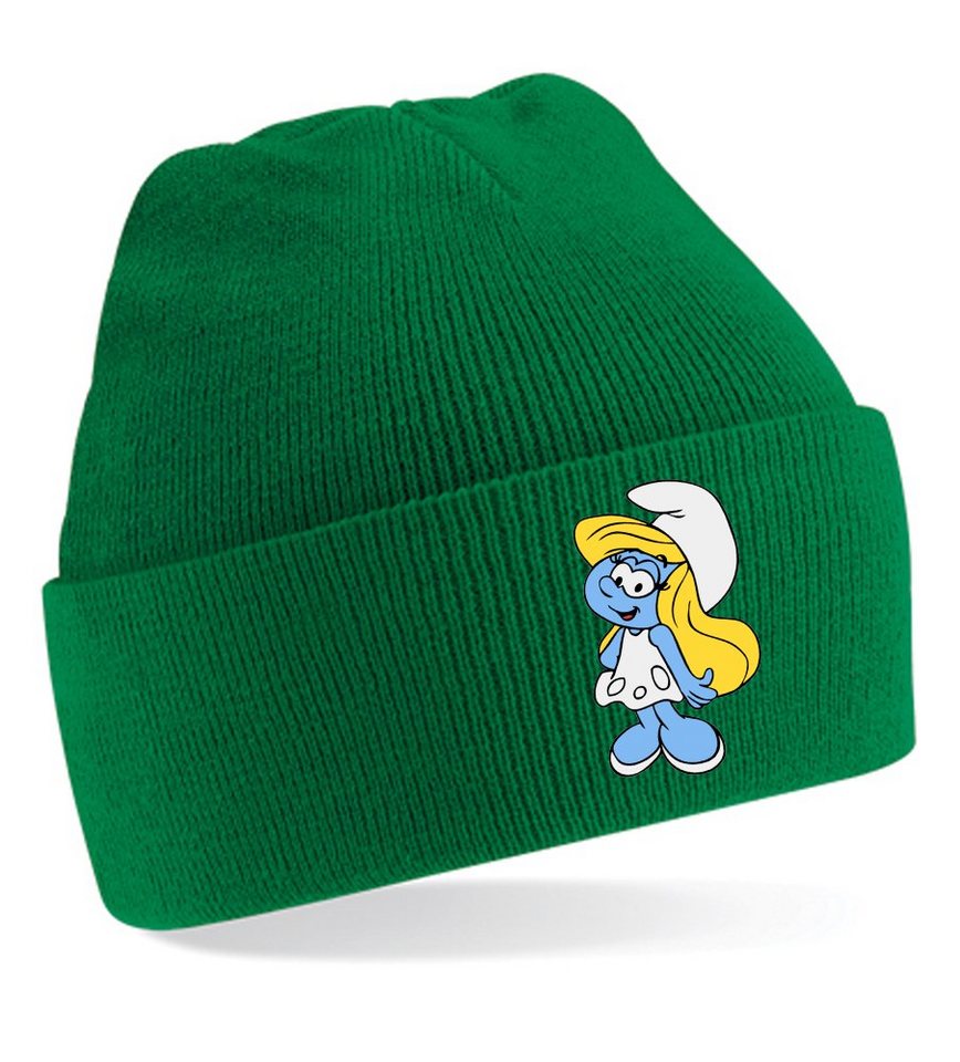 Blondie & Brownie Beanie Unisex Erwachsenen Mütze Schlumpfine Schlümpfe Smerf von Blondie & Brownie