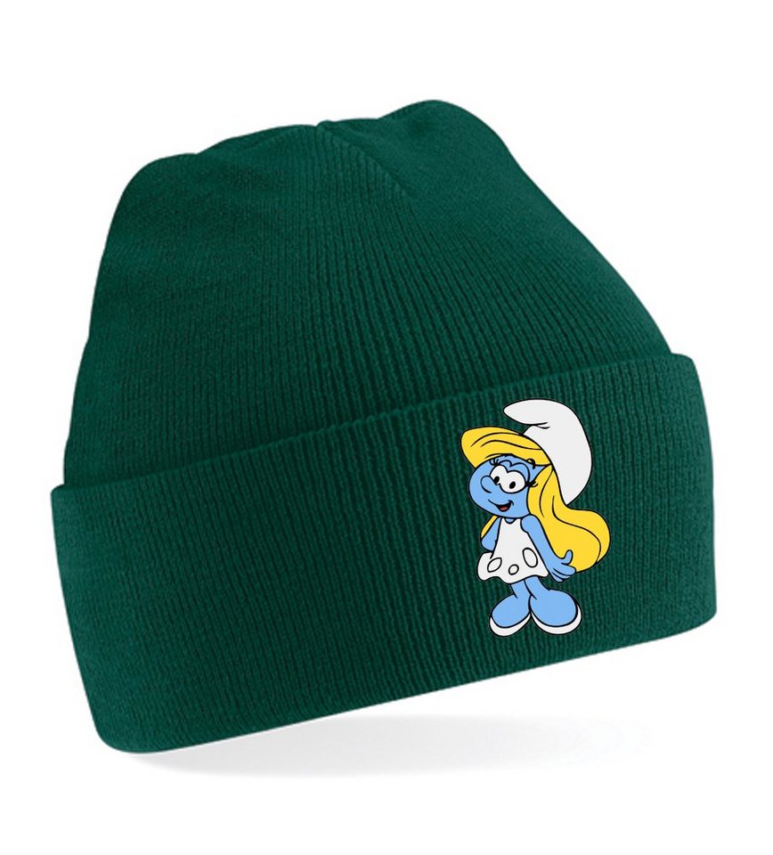 Blondie & Brownie Beanie Unisex Erwachsenen Mütze Schlumpfine Schlümpfe Smerf von Blondie & Brownie