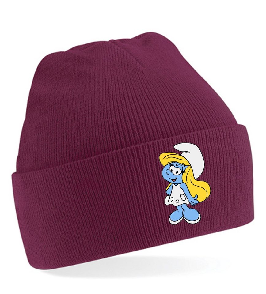 Blondie & Brownie Beanie Unisex Erwachsenen Mütze Schlumpfine Schlümpfe Smerf von Blondie & Brownie