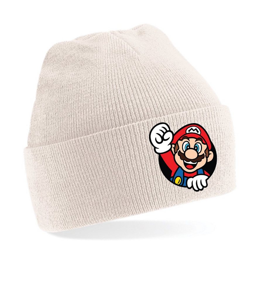 Blondie & Brownie Beanie Unisex Erwachsenen Mütze Super Mario Faust Konsole Gaming von Blondie & Brownie