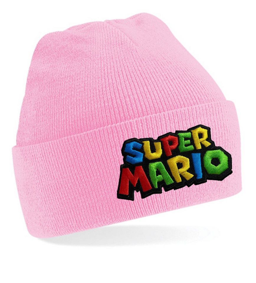 Blondie & Brownie Beanie Unisex Erwachsenen Mütze Super Mario Yoshi Luigi Retro Konsole Stick von Blondie & Brownie