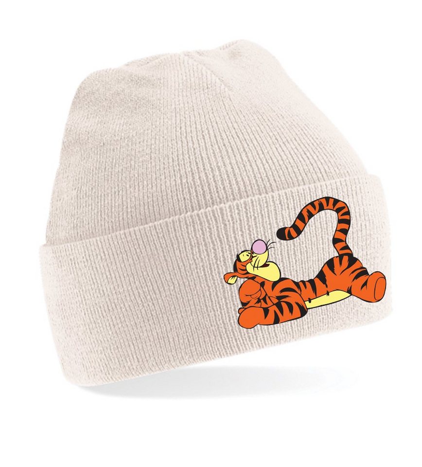 Blondie & Brownie Beanie Unisex Erwachsenen Mütze Tigger Winnie Puh Cartoon Comic Honey von Blondie & Brownie