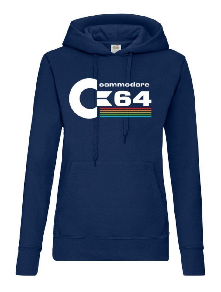 Blondie & Brownie Hoodie Damen Commodore 64 Konsole Super Retro Konsole Amiga Mit Kapuze Blondie & Brownie Hoodie Damen Commodore 64 Konsole Super Retro Konsole Amiga Mit Kapuze von Blondie & Brownie