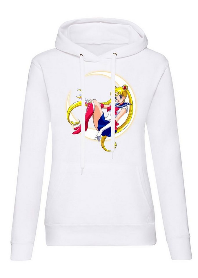 Blondie & Brownie Hoodie Damen Fun Comic Sailor Moon Anime Manga mit Kapuze von Blondie & Brownie