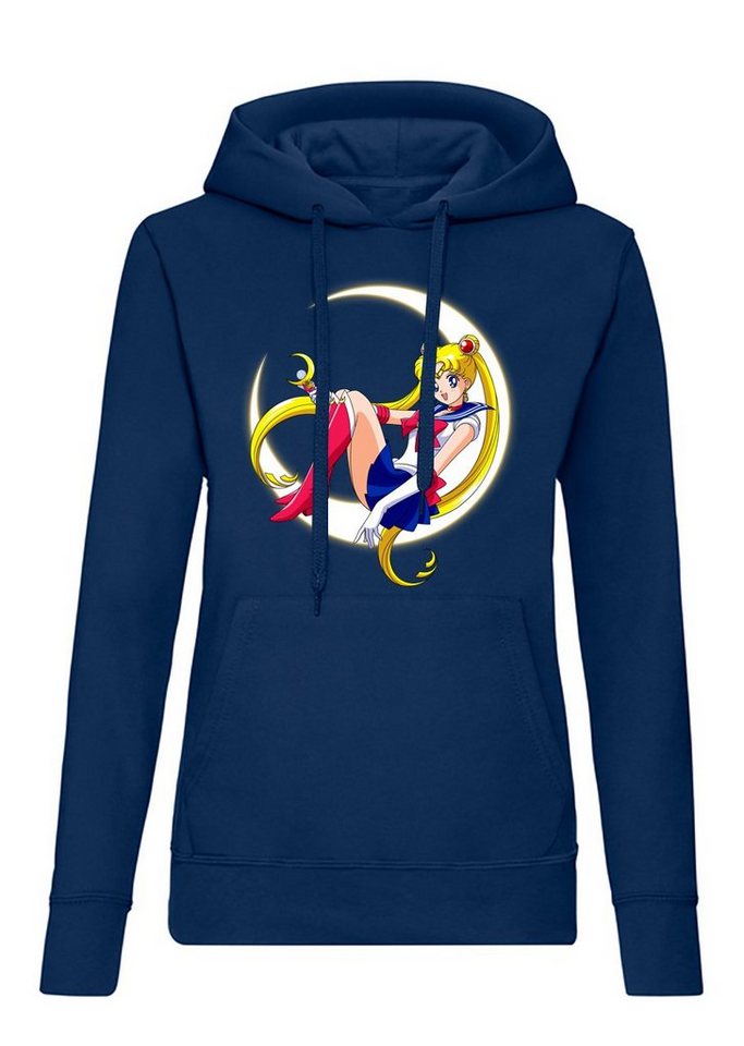 Blondie & Brownie Hoodie Damen Fun Comic Sailor Moon Anime Manga mit Kapuze von Blondie & Brownie