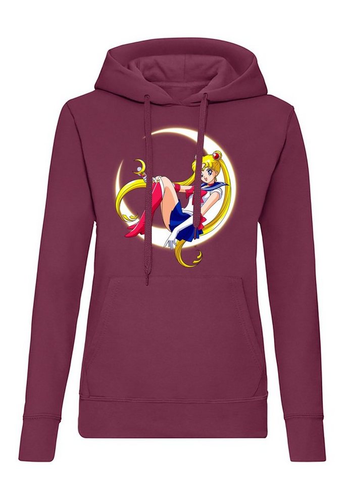 Blondie & Brownie Hoodie Damen Fun Comic Sailor Moon Anime Manga mit Kapuze von Blondie & Brownie