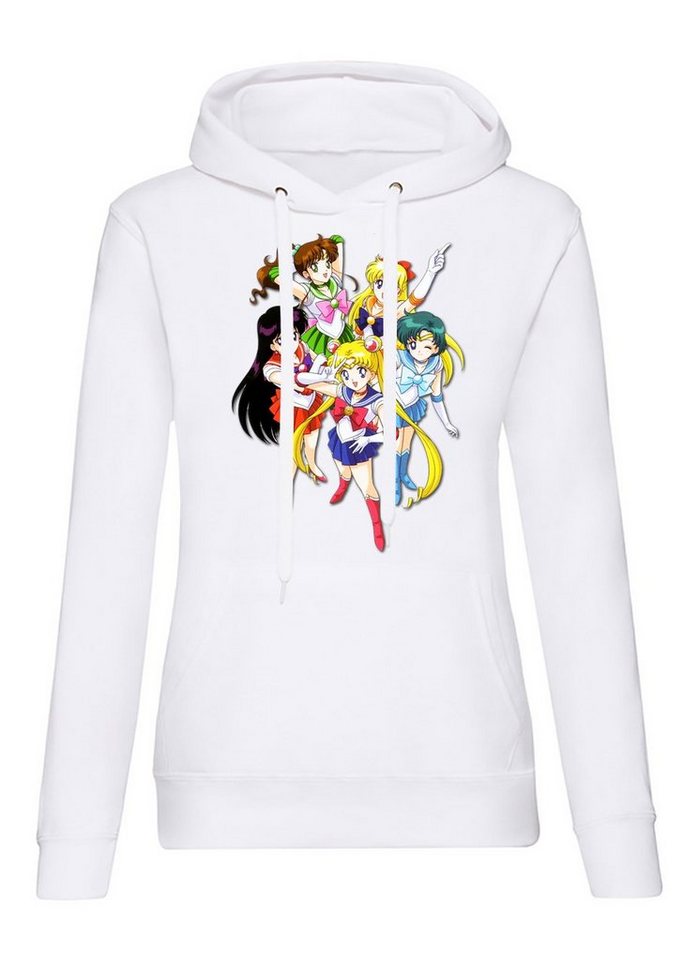 Blondie & Brownie Hoodie Damen Fun Comic Sailor Moon and Friends Anime Manga mit Kapuze von Blondie & Brownie