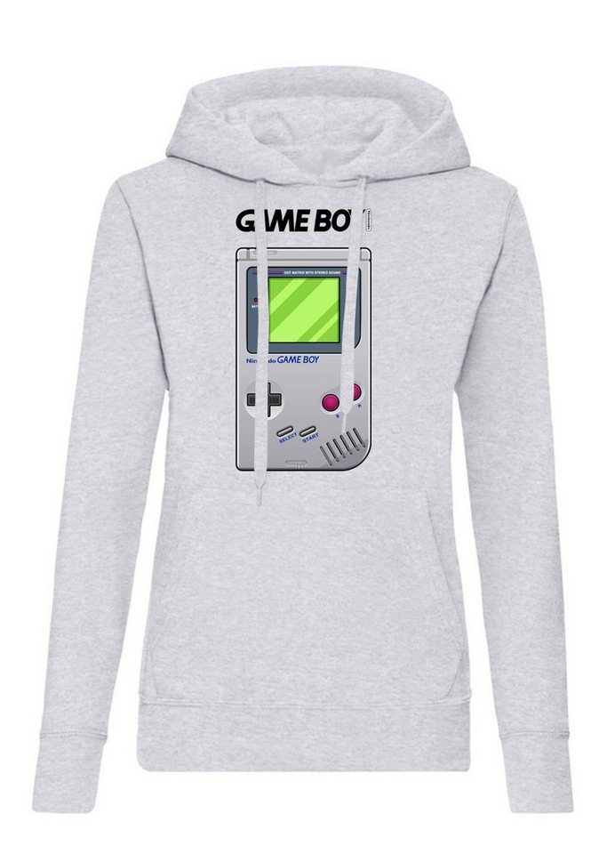 Blondie & Brownie Hoodie Damen Game Boy Retro Nintendo Konsole Gamer Gaming mit Kapuze von Blondie & Brownie