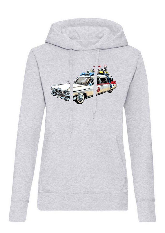 Blondie & Brownie Hoodie Damen Ghostbusters Cars Auto Geisterjäger Geister Film Ghost mit Kapuze von Blondie & Brownie