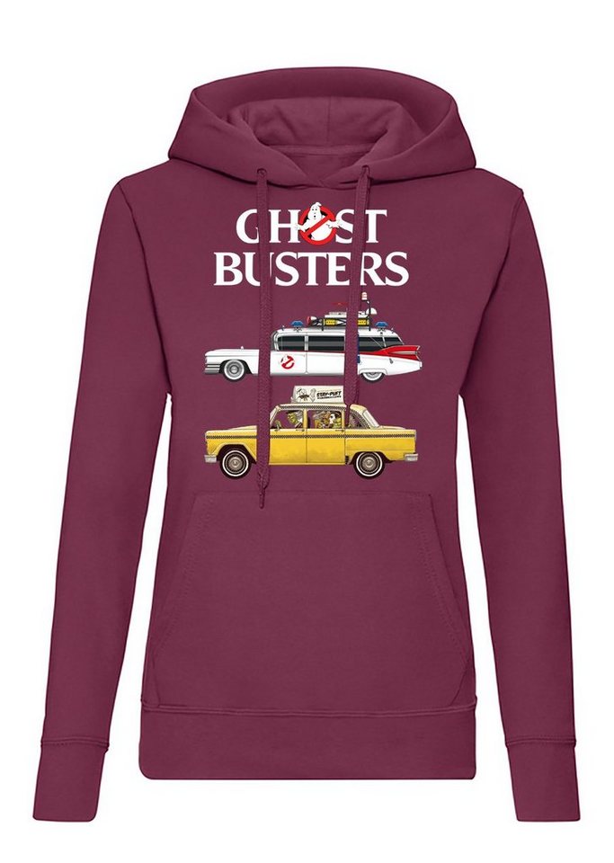 Blondie & Brownie Hoodie Damen Ghostbusters Cars Auto Geisterjäger Geister Film Ghost mit Kapuze von Blondie & Brownie