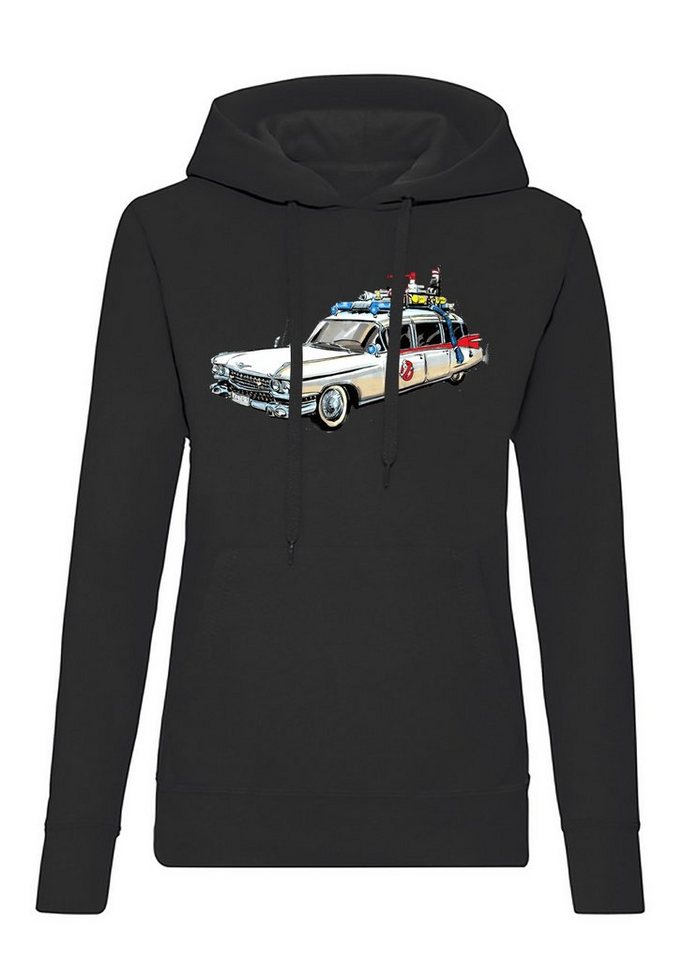 Blondie & Brownie Hoodie Damen Ghostbusters Cars Auto Geisterjäger Geister Film Ghost mit Kapuze von Blondie & Brownie