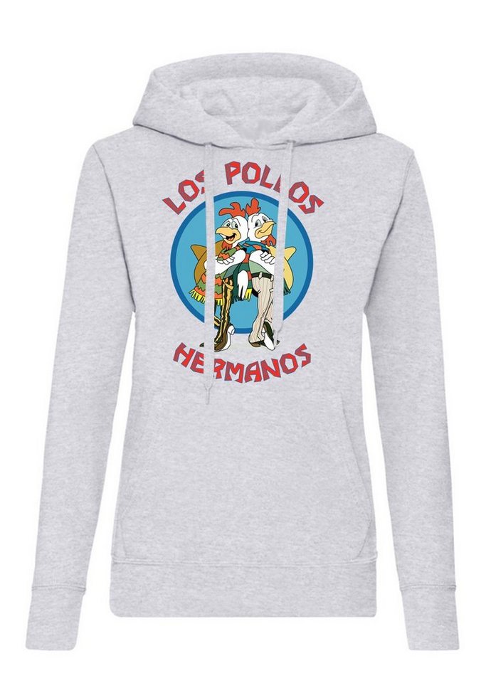 Blondie & Brownie Hoodie Damen Hermanos Hühner Los Pollos mit Kapuze Blondie & Brownie Hoodie Damen Hermanos Hühner Los Pollos mit Kapuze von Blondie & Brownie