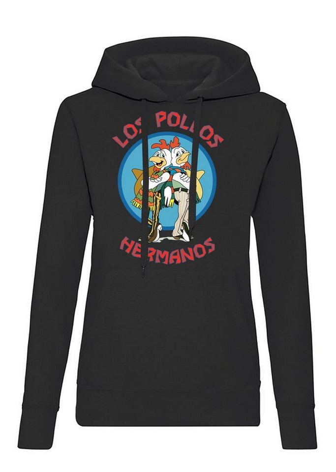 Blondie & Brownie Hoodie Damen Hermanos Hühner Los Pollos mit Kapuze Blondie & Brownie Hoodie Damen Hermanos Hühner Los Pollos mit Kapuze von Blondie & Brownie