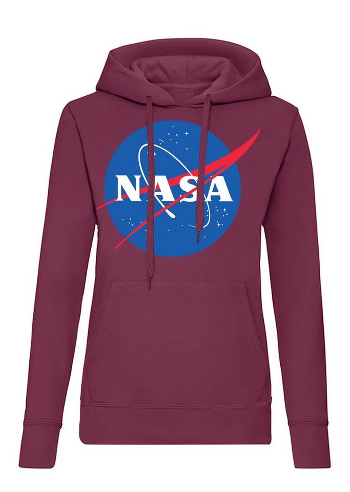 Blondie & Brownie Hoodie Damen Nasa Rakete Raumstation Hoodie mit Kapuze von Blondie & Brownie