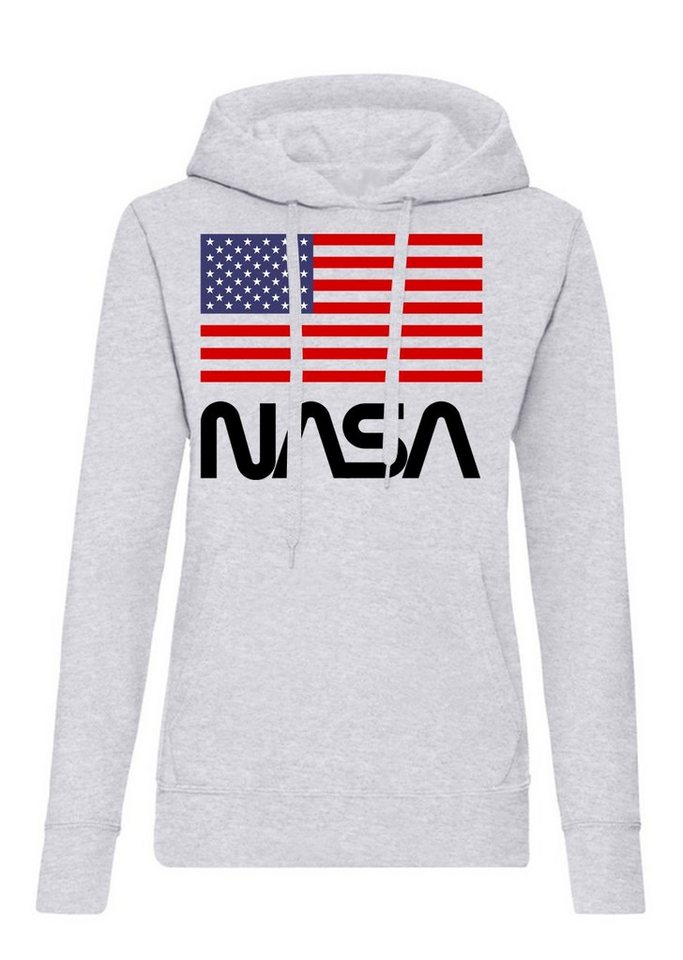 Blondie & Brownie Hoodie Damen NasaUSA Raketen Hoodie mit Kapuze Blondie & Brownie Hoodie Damen NasaUSA Raketen Hoodie mit Kapuze von Blondie & Brownie