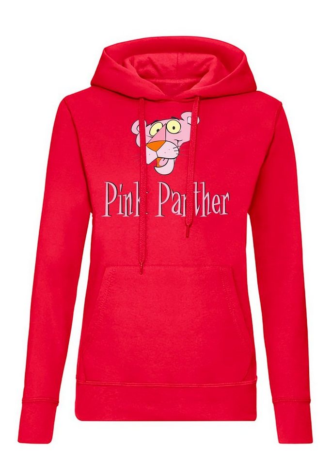 Blondie & Brownie Hoodie Damen Pink Panther Rosarote Inspector Comic Cartoon mit Kapuze von Blondie & Brownie