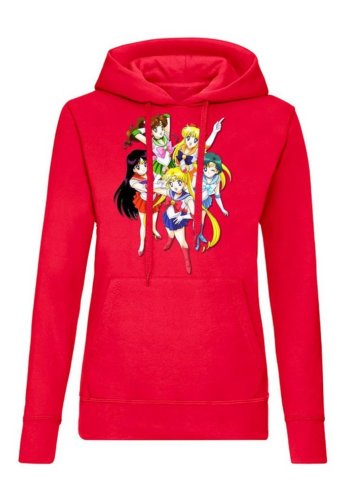 Blondie & Brownie Hoodie Damen Sailermoon Hoodie mit Kapuze von Blondie & Brownie