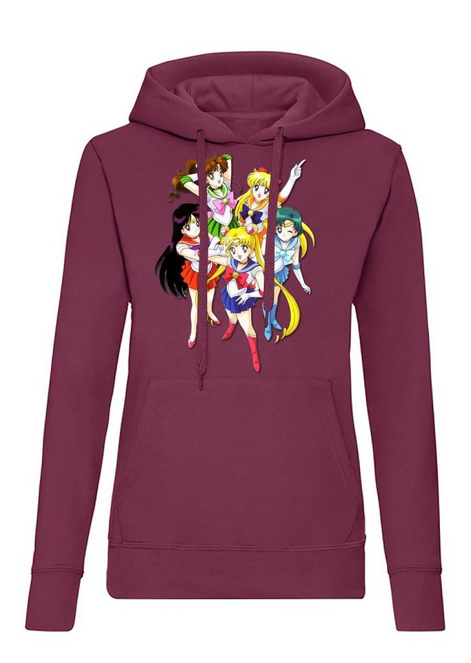 Blondie & Brownie Hoodie Damen Sailermoon Hoodie mit Kapuze von Blondie & Brownie