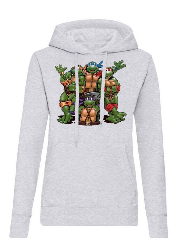 Blondie & Brownie Hoodie Damen Turtles Hoodie mit Kapuze Blondie & Brownie Hoodie Damen Turtles Hoodie mit Kapuze von Blondie & Brownie