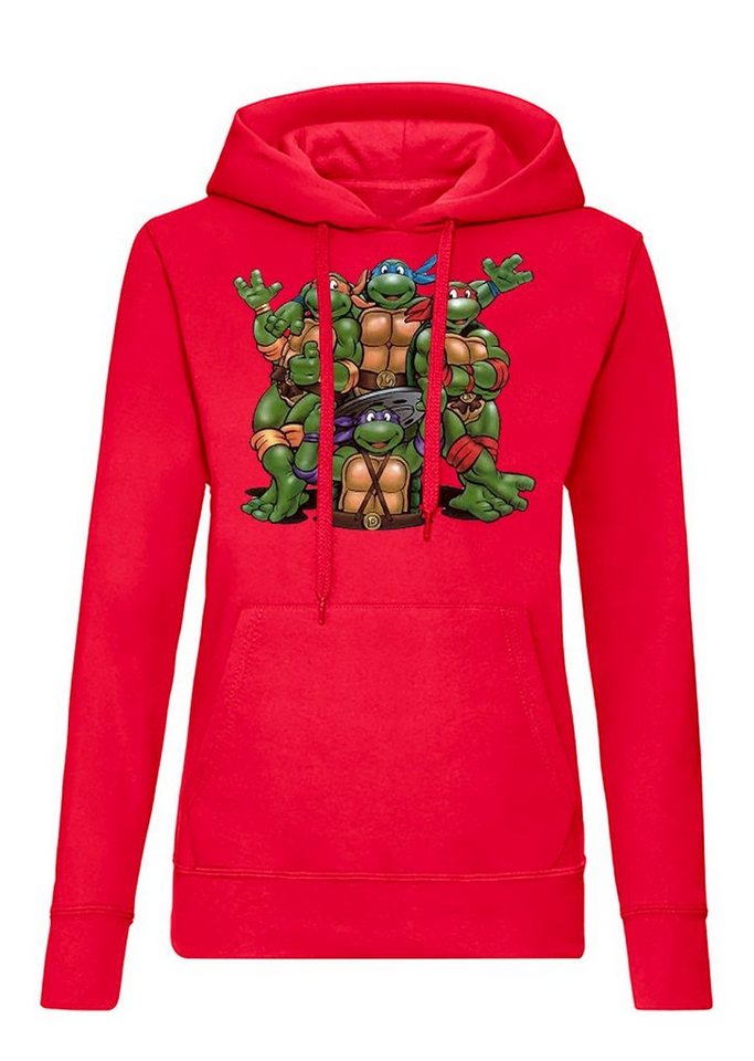 Blondie & Brownie Hoodie Damen Turtles Hoodie mit Kapuze von Blondie & Brownie