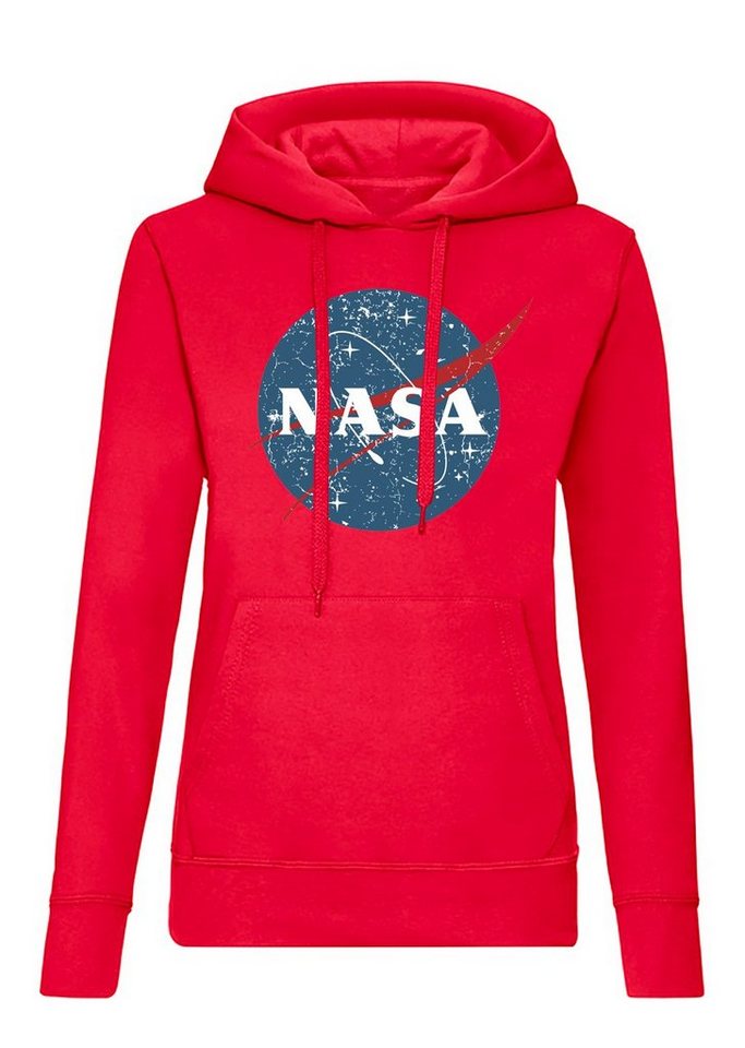 Blondie & Brownie Hoodie Damen Vintagenasa Hoodie Nasa Rakete mit kapuze von Blondie & Brownie