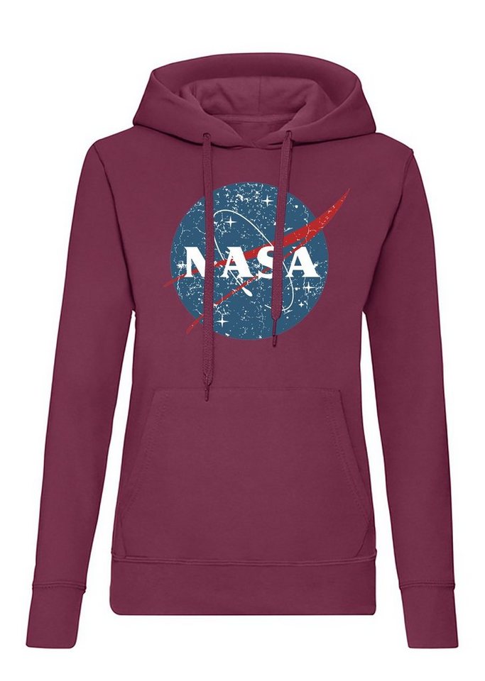 Blondie & Brownie Hoodie Damen Vintagenasa Hoodie Nasa Rakete mit kapuze von Blondie & Brownie