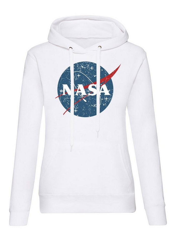 Blondie & Brownie Hoodie Damen Vintagenasa Hoodie Nasa Rakete mit kapuze von Blondie & Brownie