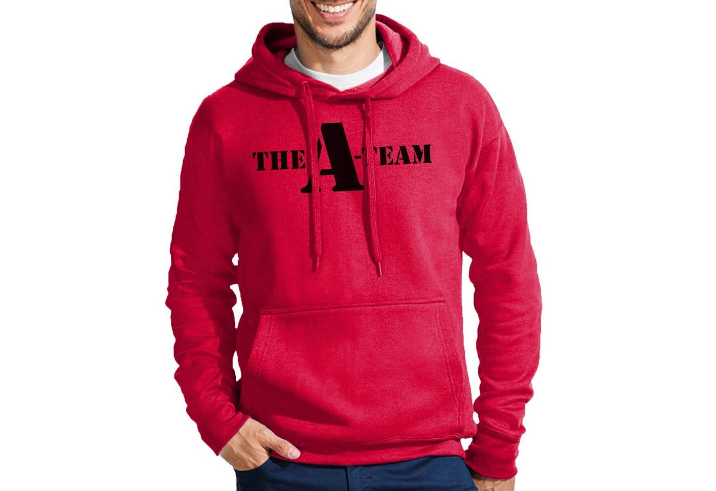 Blondie & Brownie Hoodie Herren A Team Logo Print Van Bus Murdock Hannibal Serie mit Kapuze von Blondie & Brownie