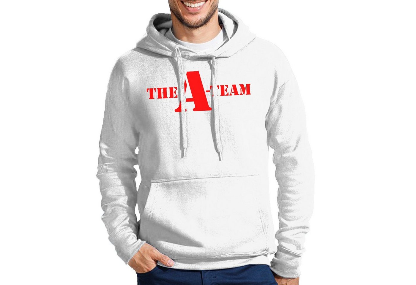 Blondie & Brownie Hoodie Herren A Team Logo Print Van Bus Murdock Hannibal Serie mit Kapuze von Blondie & Brownie