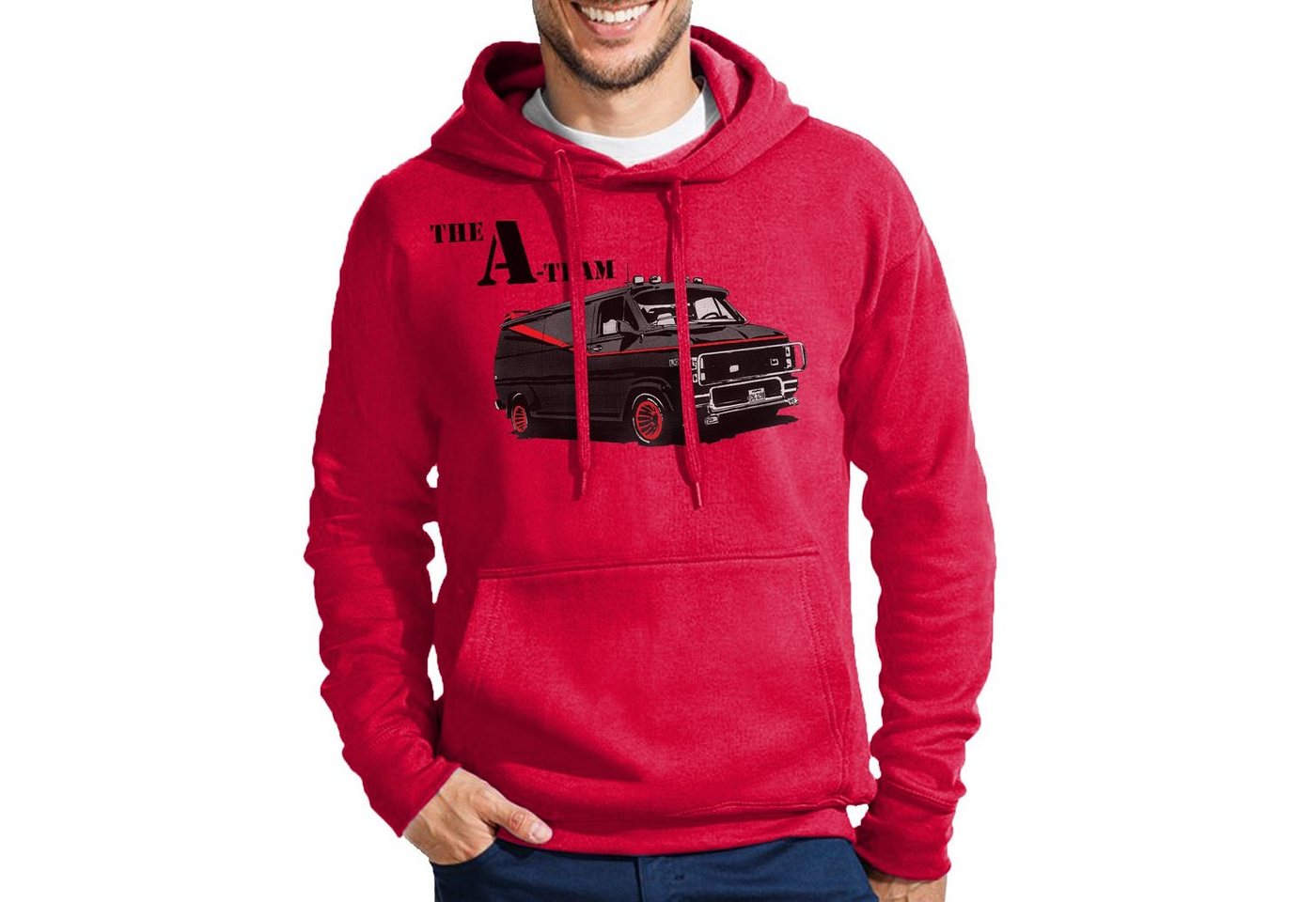 Blondie & Brownie Hoodie Herren A Team Van Murdock Hannibal Mr.T Mit Kapuze von Blondie & Brownie