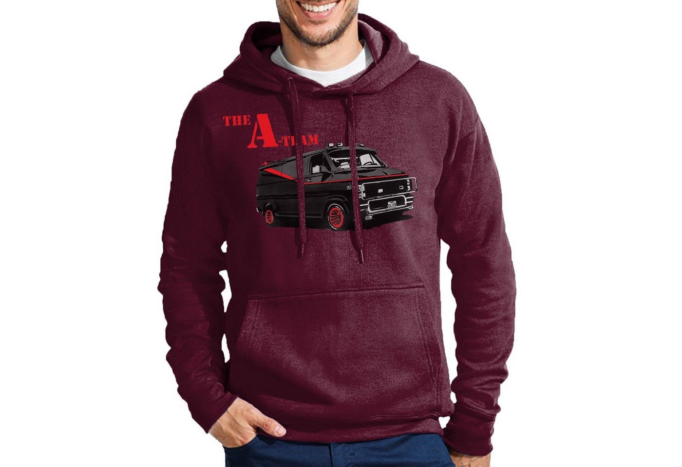 Blondie & Brownie T-Shirt Herren A Team Van Murdock Hannibal Mr.T Mit Kapuze Blondie & Brownie T-Shirt Herren A Team Van Murdock Hannibal Mr.T Mit Kapuze von Blondie & Brownie