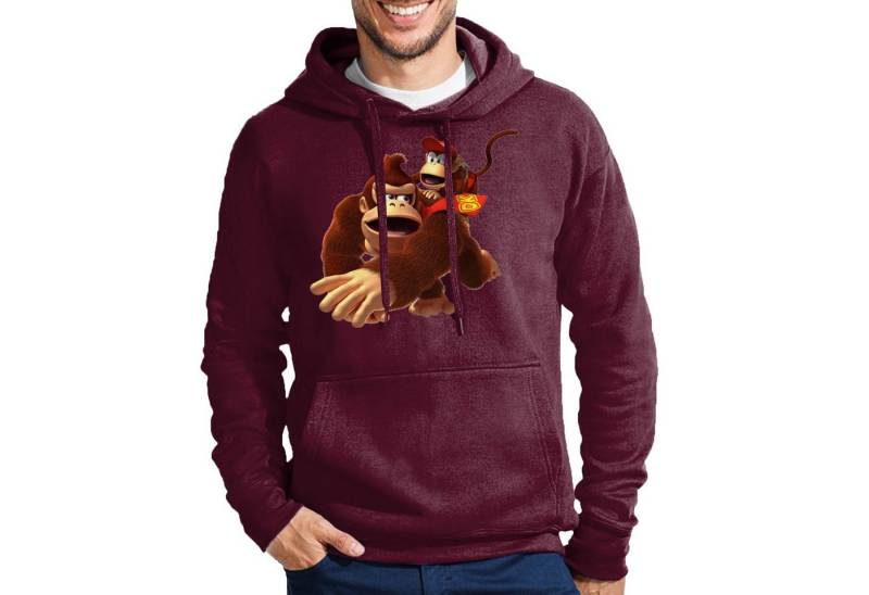 Blondie & Brownie Hoodie Herren Donkey Diddy Kong Spiele Konsole Nerd Super Retro mit Kapuze Blondie & Brownie Hoodie Herren Donkey Diddy Kong Spiele Konsole Nerd Super Retro mit Kapuze von Blondie & Brownie