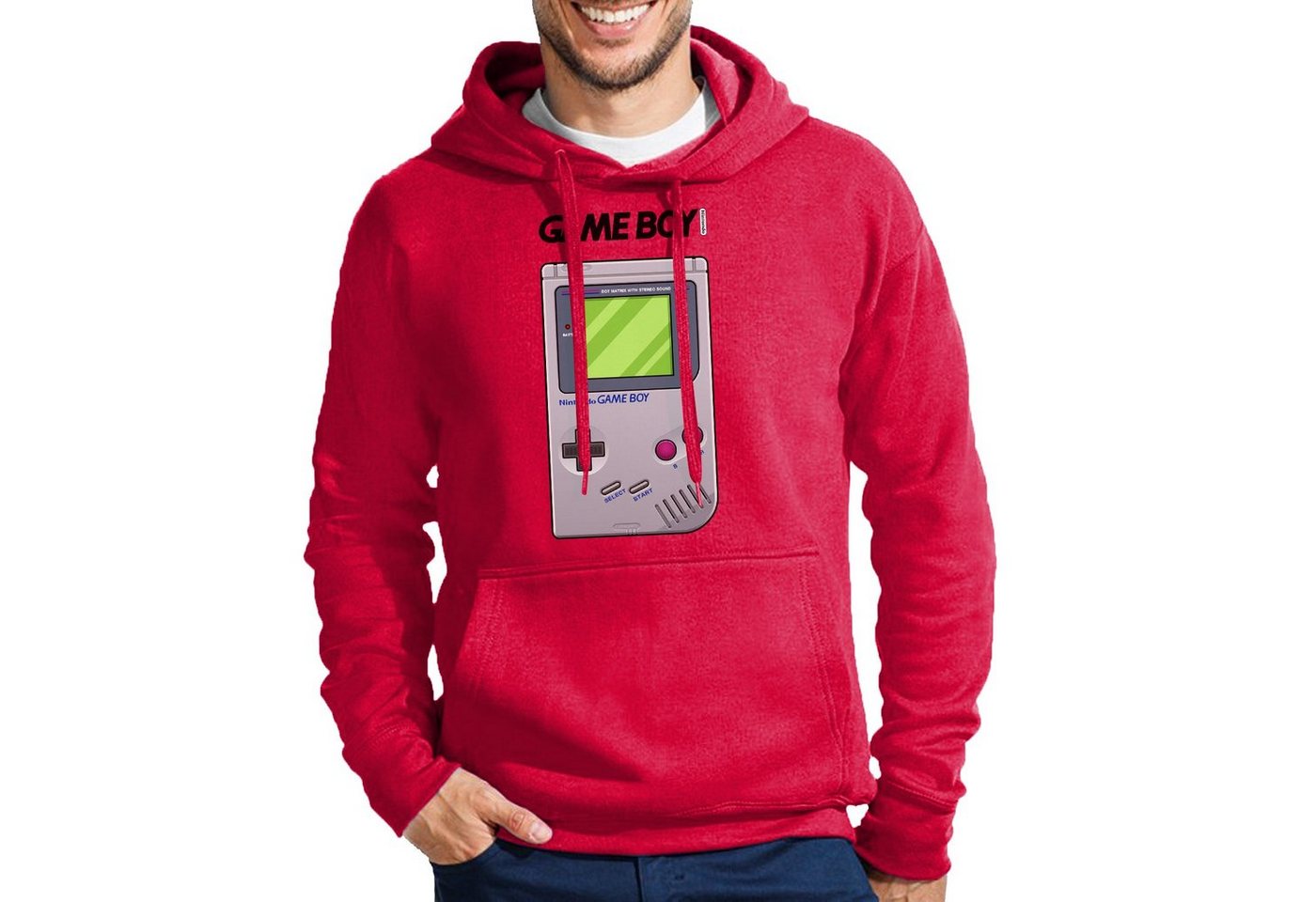 Blondie & Brownie Hoodie Herren Game Boy Retro Nintendo Konsole Gamer mit Kapuze Blondie & Brownie Hoodie Herren Game Boy Retro Nintendo Konsole Gamer mit Kapuze von Blondie & Brownie