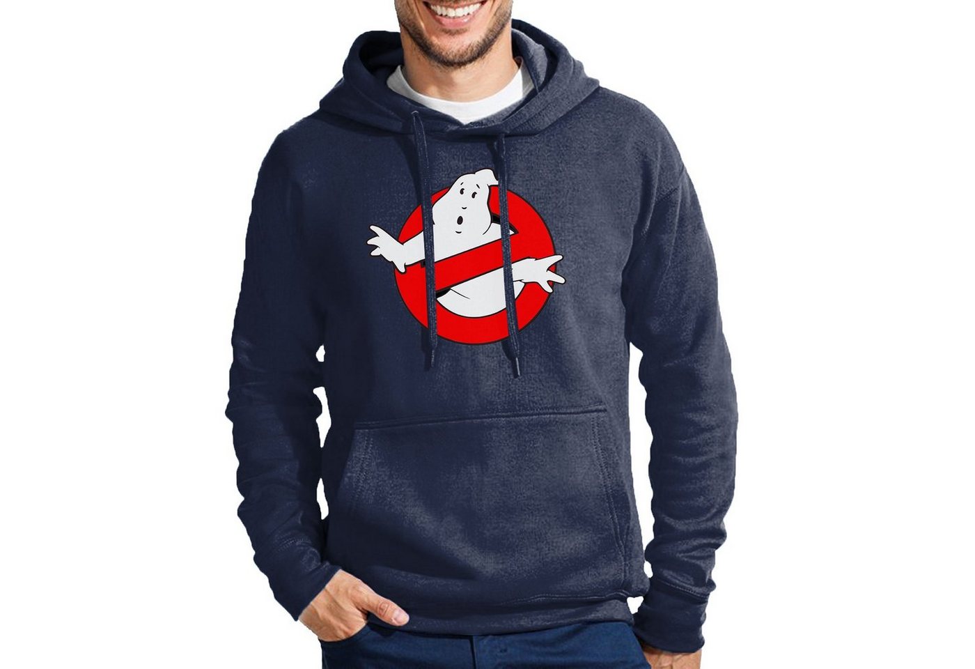 Blondie & Brownie Hoodie Herren Ghostbusters Ghost Geister Geisterjäger Mit Kapuze von Blondie & Brownie