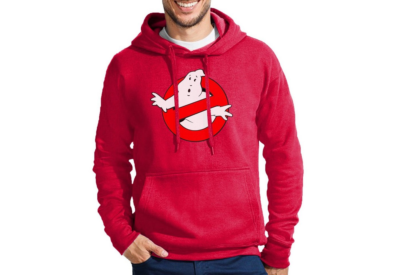 Blondie & Brownie Hoodie Herren Ghostbusters Ghost Geister Geisterjäger Mit Kapuze von Blondie & Brownie