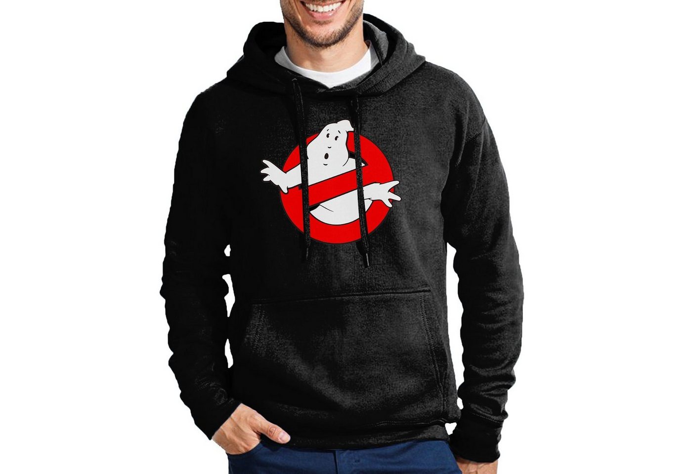 Blondie & Brownie Hoodie Herren Ghostbusters Ghost Geister Geisterjäger Mit Kapuze von Blondie & Brownie