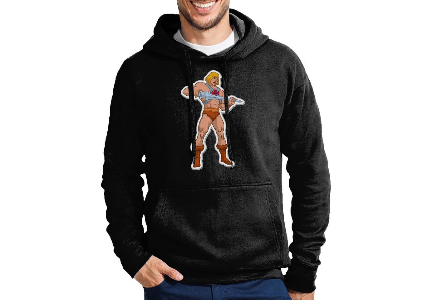 Blondie & Brownie Hoodie Herren He-Man MotU Masters of The Universe Mit Kapuze von Blondie & Brownie